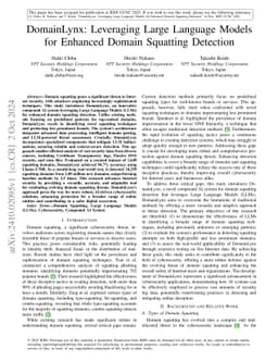 DomainLynx: Leveraging Large Language Models for Enhanced Domain Squatting Detection