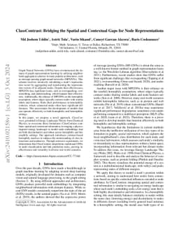 ClassContrast: Bridging the Spatial and Contextual Gaps for Node
  Representations