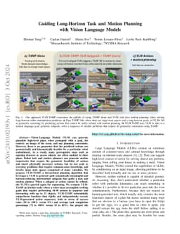 Guiding Long-Horizon Task and Motion Planning with Vision Language
  Models