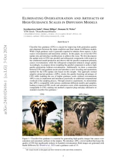 Eliminating Oversaturation and Artifacts of High Guidance Scales in
  Diffusion Models