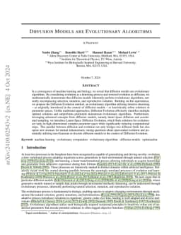 Diffusion Models are Evolutionary Algorithms