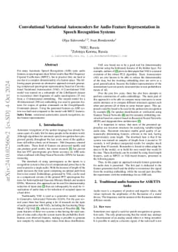 Convolutional Variational Autoencoders for Spectrogram Compression in
  Automatic Speech Recognition