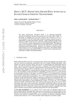 Diss-l-ECT: Dissecting Graph Data with local Euler Characteristic
  Transforms