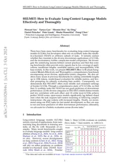 HELMET: How to Evaluate Long-Context Language Models Effectively and Thoroughly