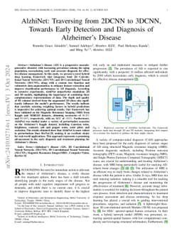 AlzhiNet: Traversing from 2DCNN to 3DCNN, Towards Early Detection and
  Diagnosis of Alzheimer's Disease