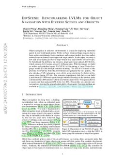 DivScene: Benchmarking LVLMs for Object Navigation with Diverse Scenes
  and Objects