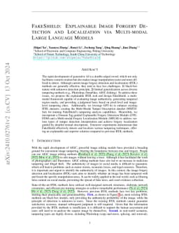 FakeShield: Explainable Image Forgery Detection and Localization via Multi-modal Large Language Models