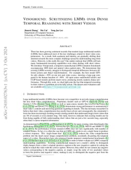 Vinoground: Scrutinizing LMMs over Dense Temporal Reasoning with Short
  Videos