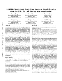 LinkThief: Combining Generalized Structure Knowledge with Node
  Similarity for Link Stealing Attack against GNN
