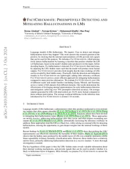 FactCheckmate: Preemptively Detecting and Mitigating Hallucinations in
  LMs