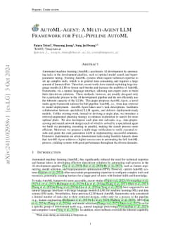 AutoML-Agent: A Multi-Agent LLM Framework for Full-Pipeline AutoML