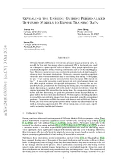 Revealing the Unseen: Guiding Personalized Diffusion Models to Expose
  Training Data