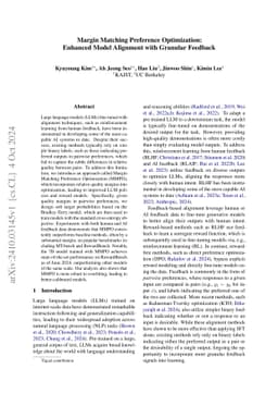 Margin Matching Preference Optimization: Enhanced Model Alignment with
  Granular Feedback