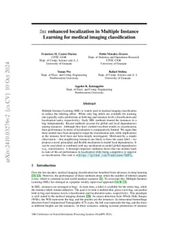 Sm: enhanced localization in Multiple Instance Learning for medical
  imaging classification