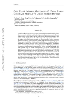 Scaling Large Motion Models with Million-Level Human Motions