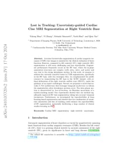 Lost in Tracking: Uncertainty-guided Cardiac Cine MRI Segmentation at
  Right Ventricle Base