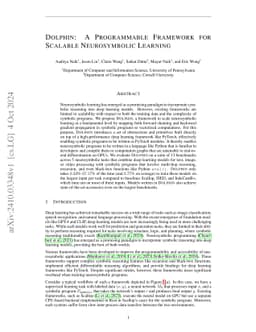Dolphin: A Programmable Framework for Scalable Neurosymbolic Learning