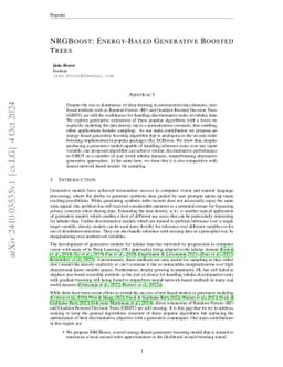 NRGBoost: Energy-Based Generative Boosted Trees