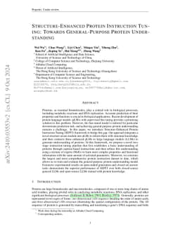 Structure-Enhanced Protein Instruction Tuning: Towards General-Purpose
  Protein Understanding