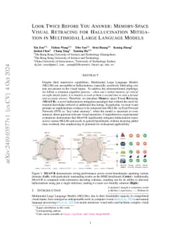 Look Twice Before You Answer: Memory-Space Visual Retracing for Hallucination Mitigation in Multimodal Large Language Models