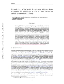 FaithEval: Can Your Language Model Stay Faithful to Context, Even If "The Moon is Made of Marshmallows"