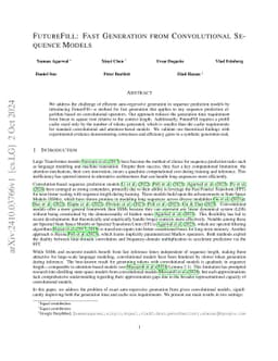 FutureFill: Fast Generation from Convolutional Sequence Models
