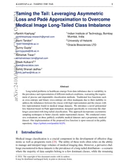 Taming the Tail: Leveraging Asymmetric Loss and Pade Approximation to
  Overcome Medical Image Long-Tailed Class Imbalance