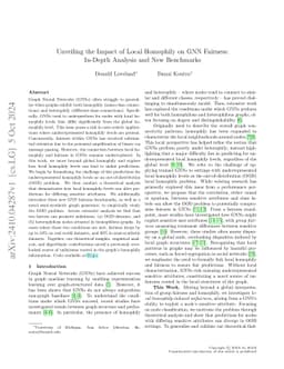 Unveiling the Impact of Local Homophily on GNN Fairness: In-Depth
  Analysis and New Benchmarks