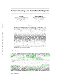 Towards Measuring Goal-Directedness in AI Systems