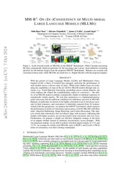 MM-R$^3$: On (In-)Consistency of Multi-modal Large Language Models
  (MLLMs)
