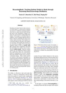 ReasoningRank: Teaching Student Models to Rank through Reasoning-Based Knowledge Distillation