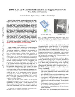 2FAST-2LAMAA: A Lidar-Inertial Localisation and Mapping Framework for
  Non-Static Environments