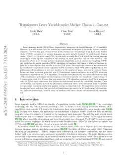 Transformers learn variable-order Markov chains in-context