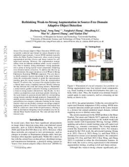 Rethinking Weak-to-Strong Augmentation in Source-Free Domain Adaptive
  Object Detection