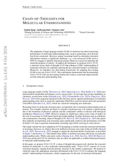 Chain-of-Thoughts for Molecular Understanding