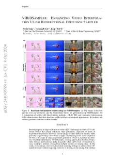 ViBiDSampler: Enhancing Video Interpolation Using Bidirectional Diffusion Sampler