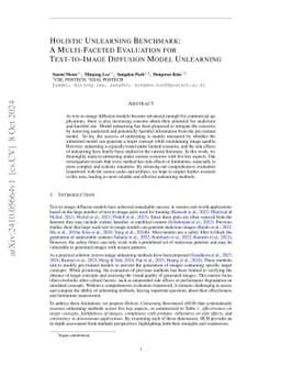 Holistic Unlearning Benchmark: A Multi-Faceted Evaluation for Text-to-Image Diffusion Model Unlearning