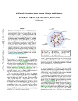 ACPBench: Reasoning about Action, Change, and Planning