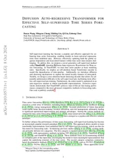 TimeDART: A Diffusion Autoregressive Transformer for Self-Supervised Time Series Representation