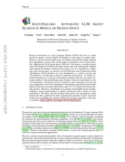 AgentSquare: Automatic LLM Agent Search in Modular Design Space
