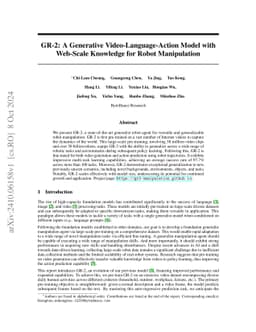 GR-2: A Generative Video-Language-Action Model with Web-Scale Knowledge
  for Robot Manipulation