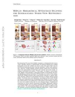HiSplat: Hierarchical 3D Gaussian Splatting for Generalizable
  Sparse-View Reconstruction