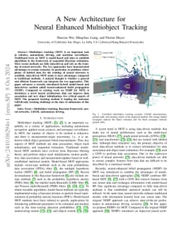 A New Architecture for Neural Enhanced Multiobject Tracking