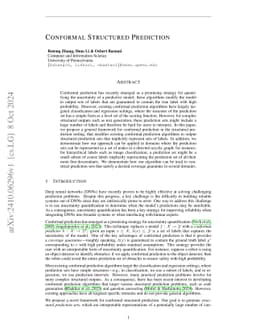 Conformal Structured Prediction