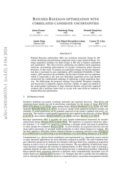 Batched Bayesian optimization by maximizing the probability of including the optimum