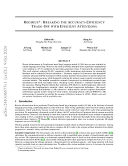 Rodimus*: Breaking the Accuracy-Efficiency Trade-Off with Efficient
  Attentions