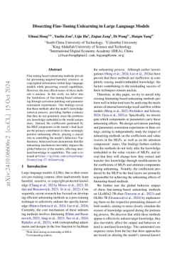 Dissecting Fine-Tuning Unlearning in Large Language Models