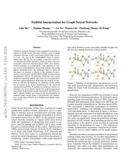 Faithful Interpretation for Graph Neural Networks
