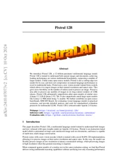 Pixtral 12B