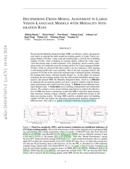 Deciphering Cross-Modal Alignment in Large Vision-Language Models with
  Modality Integration Rate